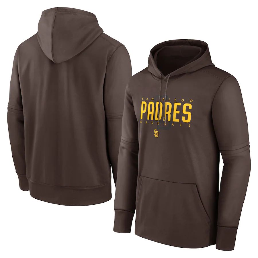 Men 2023 MLB San Diego Padres brown Sweatshirt style 1